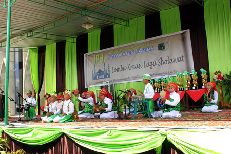 Lomba Kreasi  Sholawat dihelat bagian dari kegiatan 