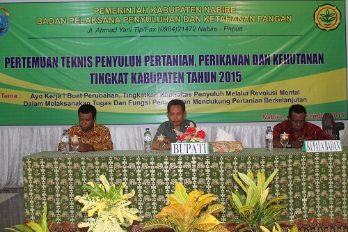 PERTEMUAN TEKNIS PENYULUH PERTANIAN, PERIKANAN DAN KEHUTANAN TINGKAT ...