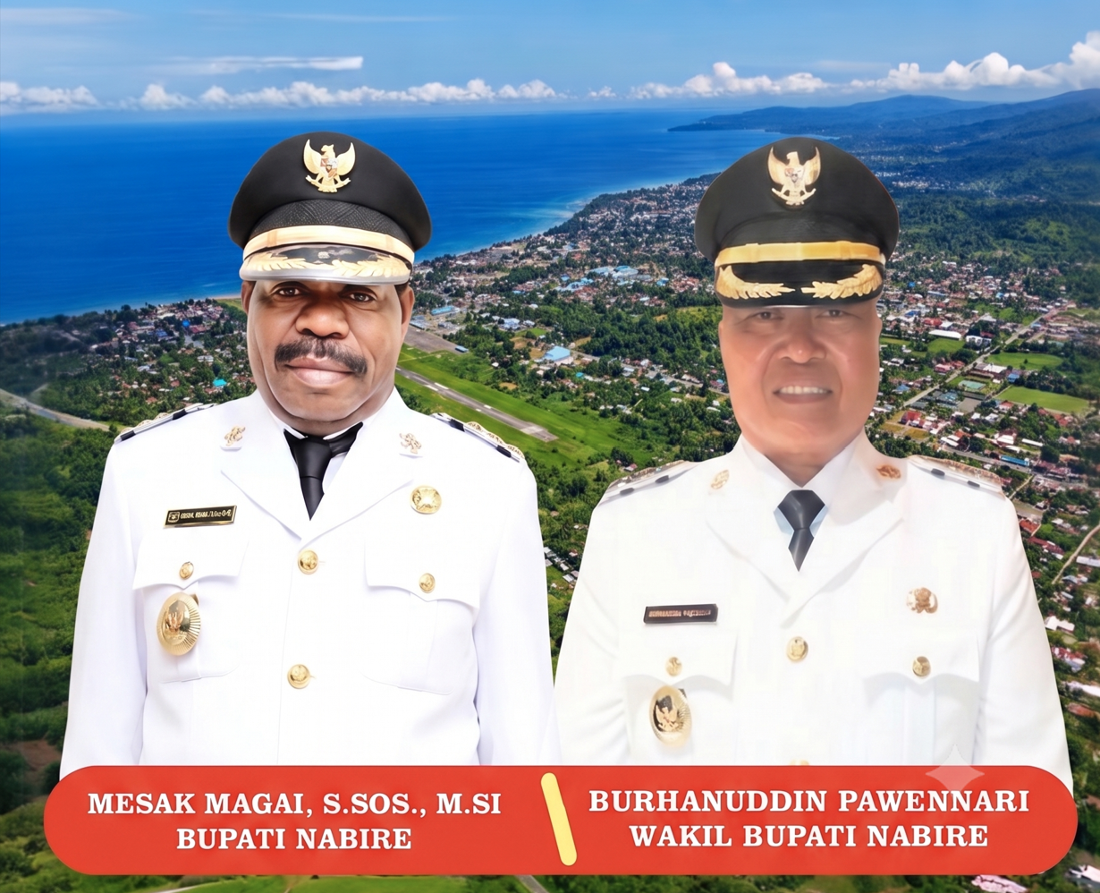 Bupati dan Wakil Bupati Nabire