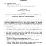 Surat Edaran Pemanfaatan Sertifikat Elektronik dan Tanda Tangan Elektronik di Lingkungan Pemerintah Kabupaten Nabire